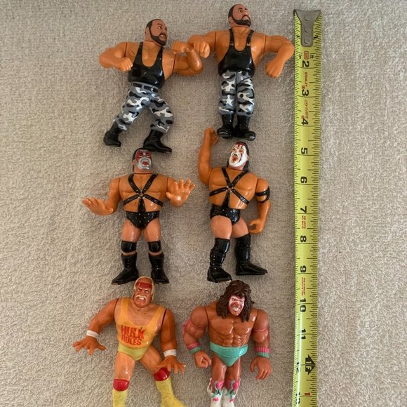 Vintage 90s WWF Ultimate Warrior Titan Sports Wrestling Action Figures Hasbro - Picture 11 of 11